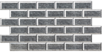 Панель стеновая ПВХ "ГРЕЙС" Плитка Белый платан (962*484 мм) *10