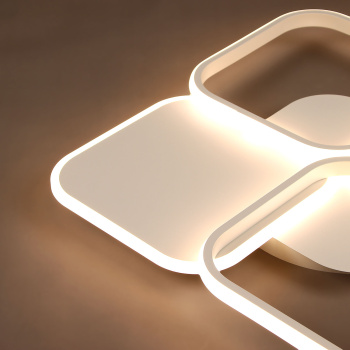 Светильник потолочный светодиодный 2321/96W white 500*500 мм 3 реж., пульт S=20м2 VERNER LIGHTING*1