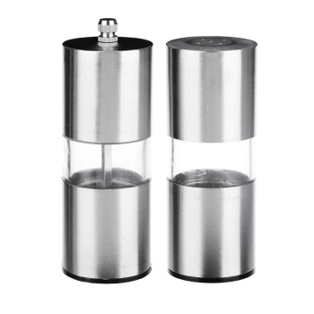 яяяVETTA Набор для специй 2пр. мельница 14см + солонка 13см, акрил, P3 5305SP