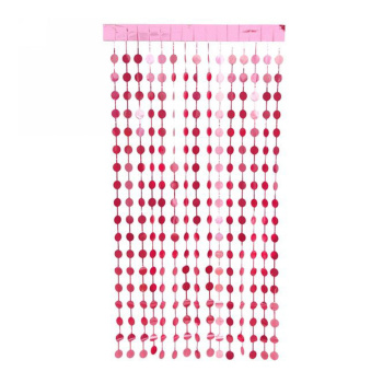 Занавес фольгированный "Шар" ш1м, в1.9м (глянец), красный