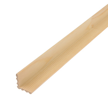 Уголок фигурный 2.2 м, 30х30 мм, сращенный, бессучковый