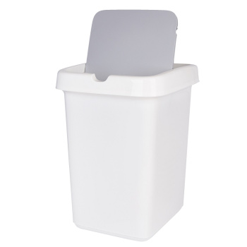 яяяКонтейнер д/мусора пластм. с откидной+"плавающей" крышкой 25л "Step" Белый SV4242БЛ  *1/4