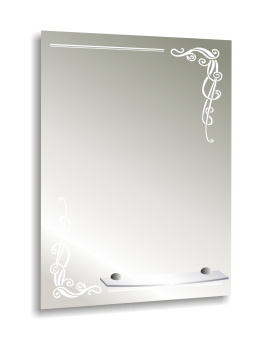 Зеркало МЗ "Винтаж" с полкой 490*680 *1/10 Зеркало МЗ "Винтаж" с полкой 490*680 *1/10