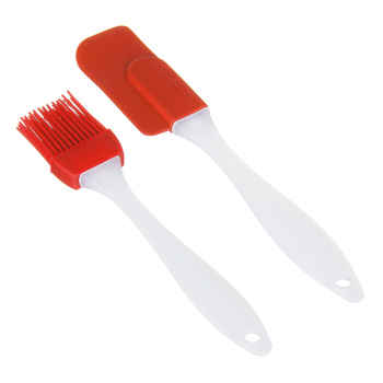 Набор для выпечки: лопаточка + кисточка силиконовые, ручки пластм. (арт.891-300) "VETTA"  *1/12/480