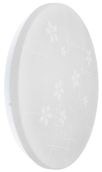 Светильник светодиодный акриловый 12Вт 4000К IEK LDPB0-2002-12-4000-K01 ДПБ 2002 d=260мм б/пул S=14м2*1/20