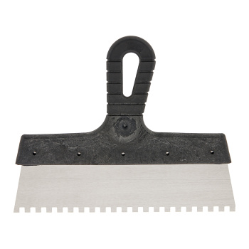 Шпатель малярный зубчат. 250мм зуб 6*6 "Korvus" (арт.1205107) *1/24 Шпатель малярный зубчат. 250мм зуб 6*6 "Korvus" (арт.1205107) *1/24