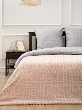 Плед 220*240см искусственный мех барашек светло-бежевый TF F099BE13 005/2224 Buenas Noches *1