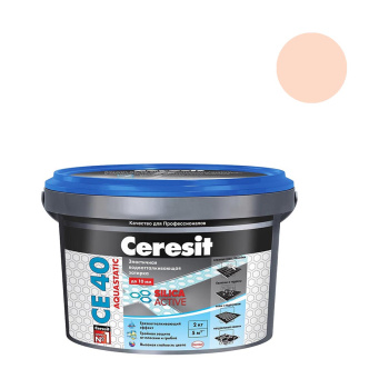 Затирка для швов Церезит CE 40, 2 кг, роса