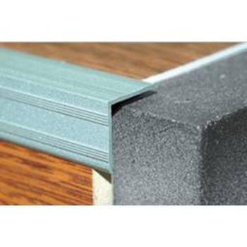 Порог-угол внешний 20х20х900 мм Лука ПУ 05, серебро люкс