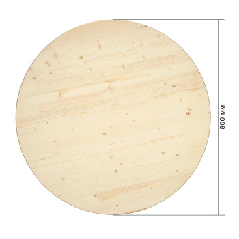 Столешница круглая 80 см Форест, хвоя, сорт АВ
