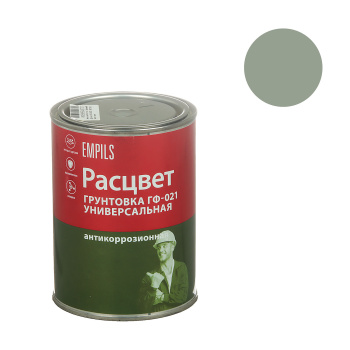 Грунтовка ГФ-021 серая 0,9 кг Расцвет *1/14/588