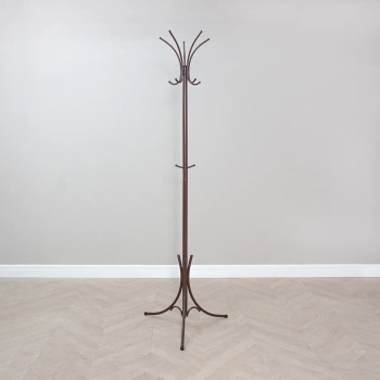 Вешалка напольная "Стойка" "Корона" 5крючков, выс.1,82м Коричневый ВНП 366  КОР ("ЗМИ") *1