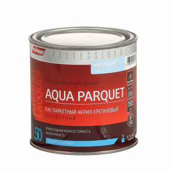 Лак акрил-уретановый PARADE L-50, 0.8 л, паркетный, матовый