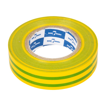 Изолента ПВХ "Klebebander" 19мм х 20м Полосатая ж/з 907 *8/200