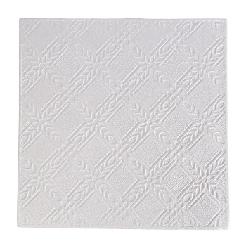 Плитка потолочная 50х50 см СОЛИД Рим, 2 м², белый