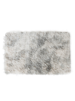 Коврик д/ванной Aquadomer  "Fluffy" (60см х 100см) Серый FLF9  *1/50