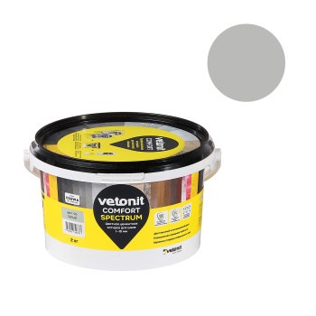 Затирка для швов Vetonit Spectrum, 2 кг, цементная, серый