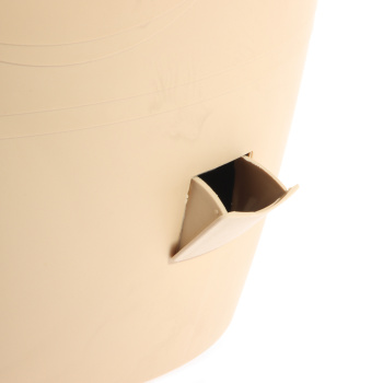 Кашпо пластм. "Lе Jardin"13л d верха 350мм h290мм дрен.реш.,п/корн.вент.,Кол. Зол.мр.105-3К*1/10