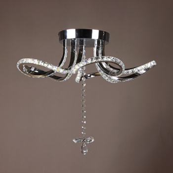 Люстра 8897/130W Chrome 500 мм 3 реж., пульт S=16м2  VERNER LIGHTING *1