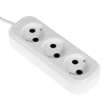 Удлинитель бытовой UNIVersal У6-639, 3 розетки, 5 м, ШВВП, 2х0,75 мм2, 1300 Вт, без заземления