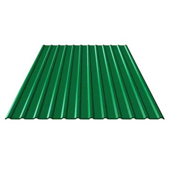 Профнастил С-8, 1200х3000 мм, 0.45 мм, 3.6 м², зеленый Профнастил С-8, 1200х3000 мм, 0.45 мм, 3.6 м², зеленый