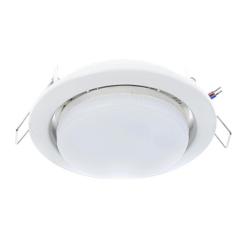 Светильник встраиваемый GX53 H4 Ecola FW53H4ECB, без рефлектора, белый