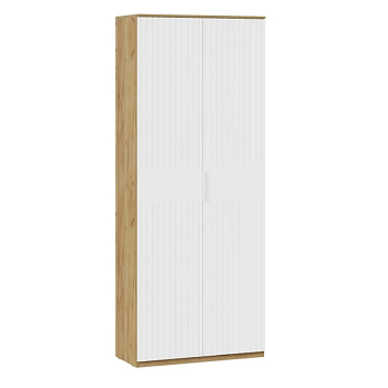 Набор мебели для прихожей ХИЛТОН шкаф комбинированный с 2 дв исп.2 Дуб крафт золото/белый матовы*1