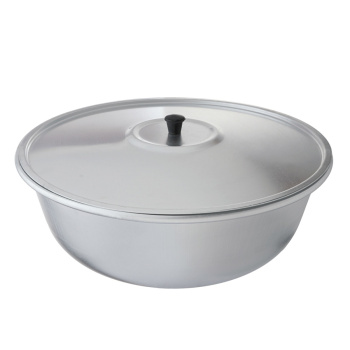 Миска 10 л Завод Демидовский МТ-037, 36 см, алюминий, с крышкой