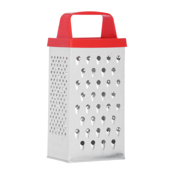 Терка металл. жест. 4-х сторонняя 200х64х88мм, с пластм.ручкой (арт.Т-3у) "Никис"*1/60