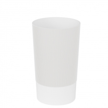 Ваза д/цветов пластм. "Версаль" выс.340мм, d верха200мм Белый М8965 ЗПИ "Альтернатива" *1/8