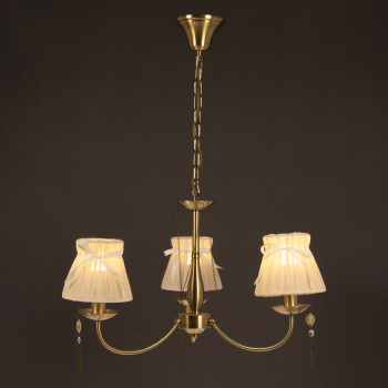 Люстра IL0023-3PSQ-24 AB CASTOR 40Вт Е14 S=18м2  *1