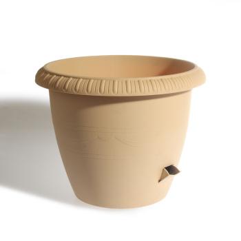 Кашпо пластм. "Lе Jardin"13л d верха 350мм h290мм дрен.реш.,п/корн.вент.,Кол. Зол.мр.105-3К*1/10