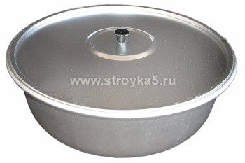 Миска 10 л Завод Демидовский МТ-037, 36 см, алюминий, с крышкой