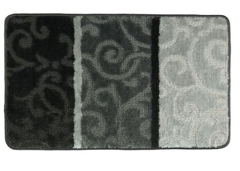 Коврик д/ванной Bombini "Silver" (50см х 80см) Антрацит SLV 202017 *1/40