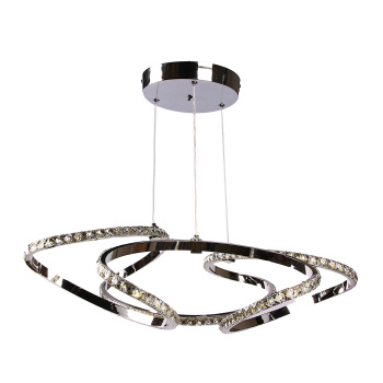 Люстра 8896/150W Chrome 600 мм 3 реж., пульт S=20м2  VERNER LIGHTING *1