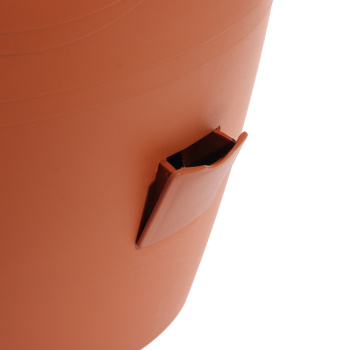 Кашпо пластм. "Lе Jardin"13л d верха 350мм h290мм дрен.реш.,прикорн.вент. Террак.105-4*1/10