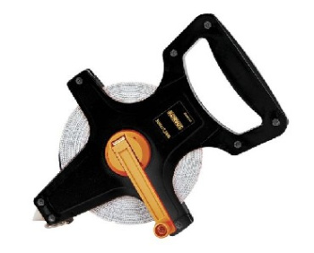 Лента геодезийная, пластмассовый корпус 50м х 12,5мм "Korvus" (арт.2502151) *1/24