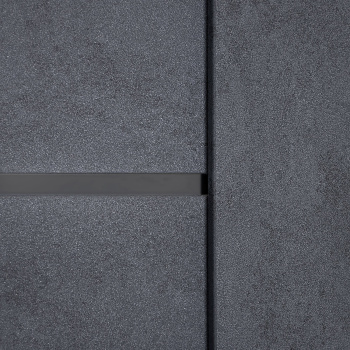 Дверное полотно остекленное 2000х700х38 мм Двери Гуд Х24, бетон/графит