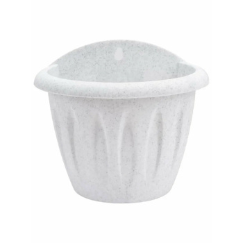 Кашпо пластм. настенное "Фелиция" 1л 160x117мм h139мм Мрамор С120М ("Мартика")*1/35