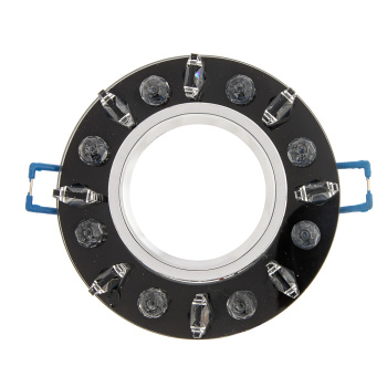 Светильник встраиваемый MR16 LD 1661 GU5.3 Ecola Glass Стекло стразы с подсв SX16RNEFB *10/50