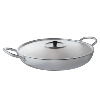 Жаровня алюм. d34см 2-е бок.ручки, с Крышкой МШ-04 (Демидовский) *1/4