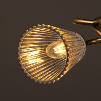 Люстра N6589/4 COP 4*40W E14 220V (d-550; h-225)  VERNER LIGHTING *1