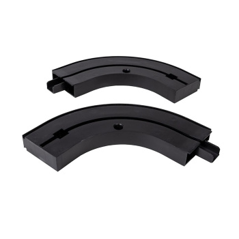 Закругления для шины 1-рядные черные (1шт в уп.)