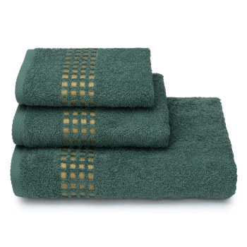 Полотенце махровое 40*60см Graph цв.18-5718 зеленый 415г/м2 ПЛ-125.01-5241 *5/35