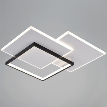 Светильник потолочный светодиодный 08019-0.5-485 WH+BK LED 3000-6200К ПДУ+диммер S=22м2 *1/5