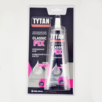 Жидкие гвозди 100 мл TYTAN Classic Fix, для стекла, металла, пластика