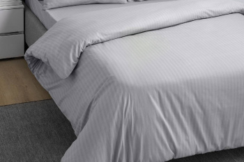 Пододеяльник поплин евро (200*220см) Волшебная Ночь 8709/3 Gray cloud *1/8