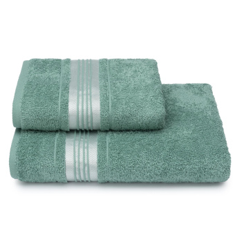 Полотенце махровое 50*90см Ice shine цв.16-5907 зеленый 420г/м2 ПЛ-2601-5199 *5/20