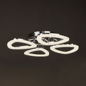 Люстра YH1232/4 CH 4*14W LED 3000-6500К (d-635; h-100) пульт  VERNER LIGHTING *1