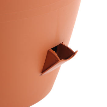 Кашпо пластм. "Lе Jardin"20,5л d верха 400мм h330мм дрен.реш.,прикорн.вент. Террак.106-4*1/10